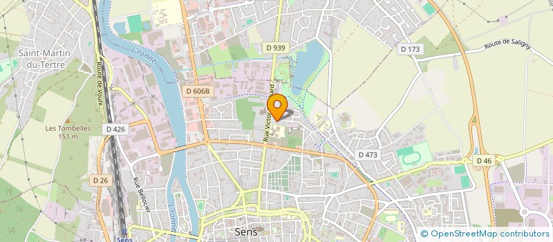 localisation de l'entreprise MONSIEUR CHARLES GRASS  SENS