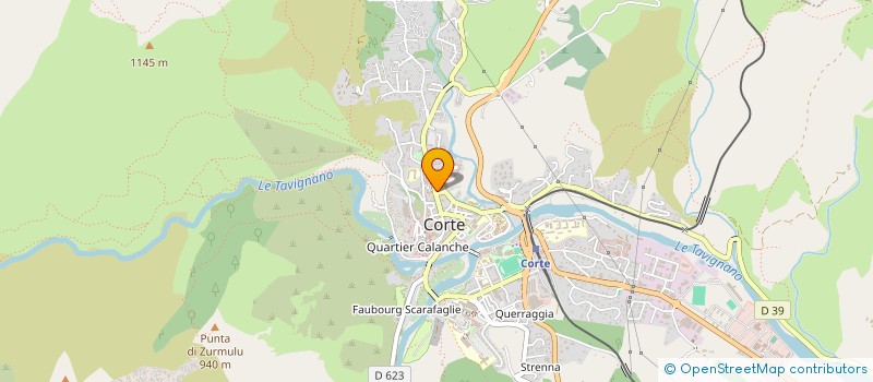 localisation de l'entreprise MONSIEUR CHARLES GRAZI à CORTE
