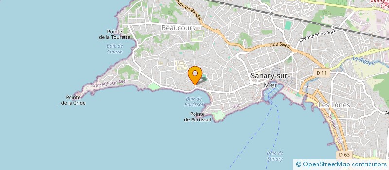 localisation de l'entreprise MONSIEUR CHARLES GRAZZI à SANARY-SUR-MER