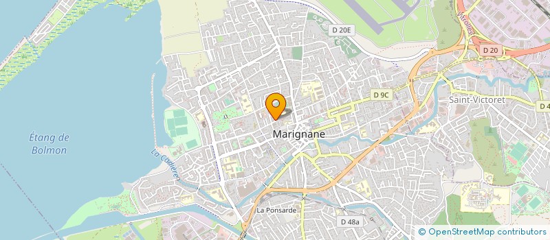 localisation de l'entreprise MONSIEUR CHARLES GRECA  MARIGNANE