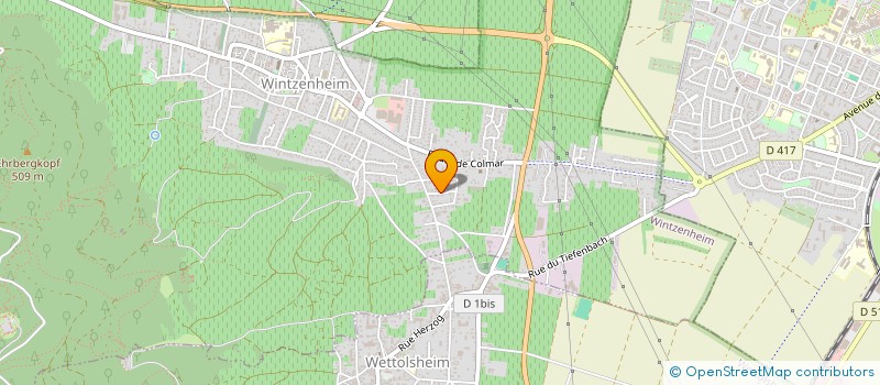 localisation de l'entreprise MONSIEUR CHARLES GRESSET  WETTOLSHEIM