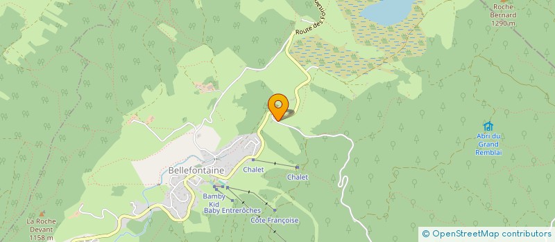 localisation de l'entreprise MONSIEUR CHARLES GRESSET  BELLEFONTAINE