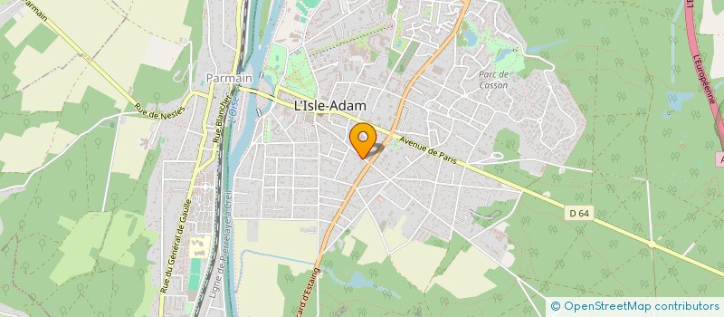 localisation de l'entreprise MONSIEUR CHARLES GRIFFON  L'ISLE-ADAM