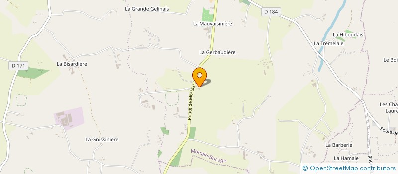 localisation de l'entreprise MONSIEUR CHARLES GROS à MORTAIN-BOCAGE