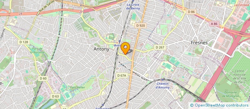 localisation de l'entreprise MONSIEUR CHARLES GUEGO à ANTONY