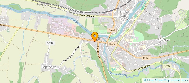 localisation de l'entreprise MONSIEUR CHARLES GUEGUEN  SEPT-SORTS