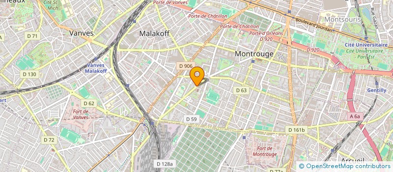 localisation de l'entreprise MONSIEUR CHARLES GUEPRATTE à MONTROUGE