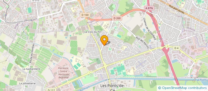 localisation de l'entreprise MONSIEUR CHARLES GUERIN à LES PONTS-DE-CE