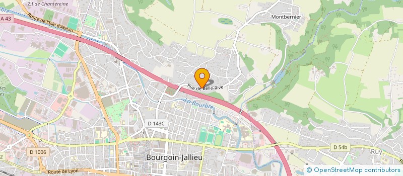 localisation de l'entreprise MONSIEUR CHARLES GUICHERD à BOURGOIN-JALLIEU