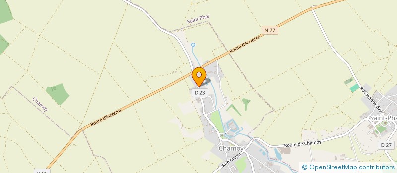 localisation de l'entreprise MONSIEUR CHARLES GUIGNIER  CHAMOY