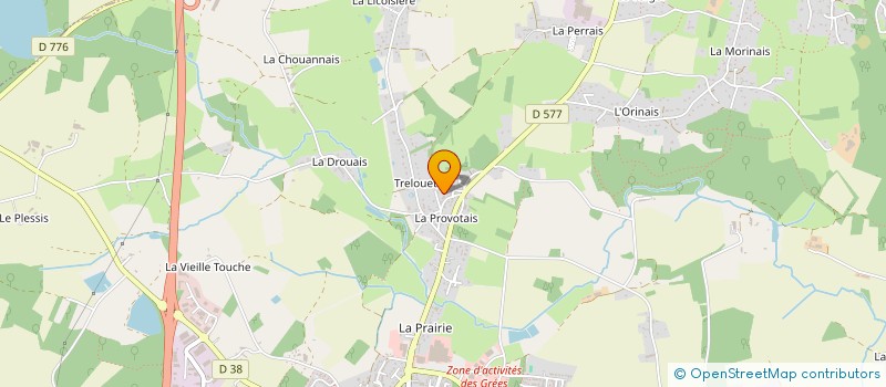 localisation de l'entreprise MONSIEUR CHARLES GUIHENEUF  GUICHEN