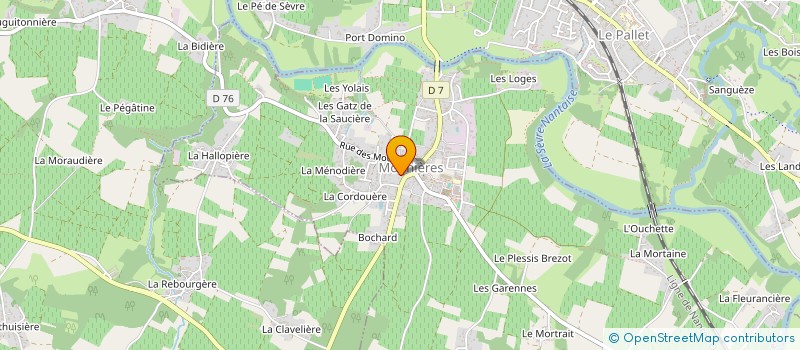 localisation de l'entreprise MONSIEUR CHARLES GUILBAUD  MONNIERES