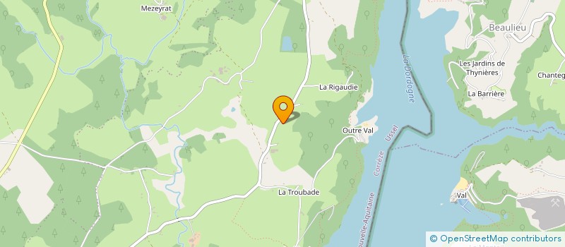localisation de l'entreprise MONSIEUR CHARLES GUILLAUME à SARROUX - SAINT JULIEN
