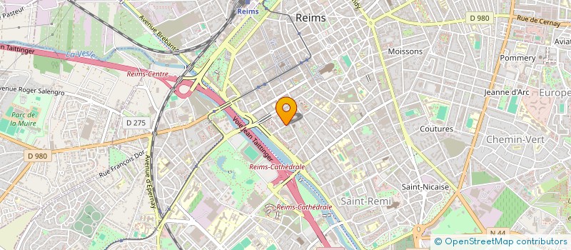 localisation de l'entreprise MONSIEUR CHARLES GUILLAUME  REIMS