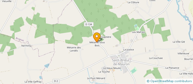 localisation de l'entreprise MONSIEUR CHARLES GUILLONNET à SAINT-BRIEUC-DE-MAURON