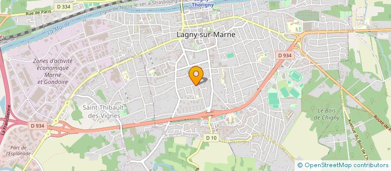 localisation de l'entreprise MONSIEUR CHARLES GUILLOU  LAGNY-SUR-MARNE