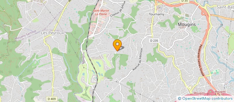 localisation de l'entreprise MONSIEUR CHARLES GUISSART à MOUGINS
