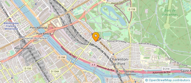 localisation de l'entreprise MONSIEUR CHARLES HACMUN à CHARENTON-LE-PONT
