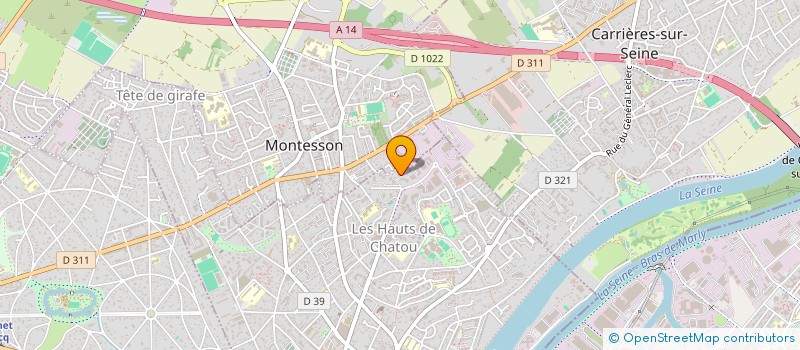 localisation de l'entreprise MONSIEUR CHARLES HADDAD  CHATOU