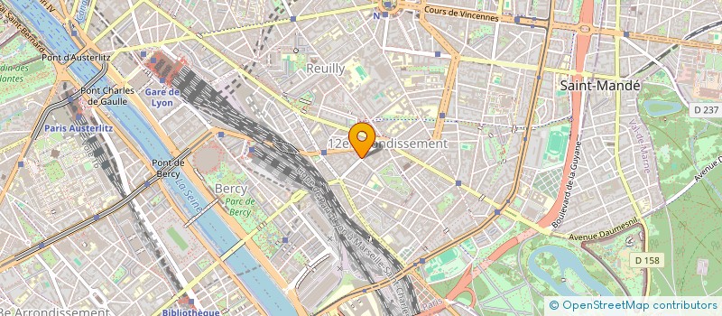 localisation de l'entreprise MONSIEUR CHARLES HAGEGE  PARIS