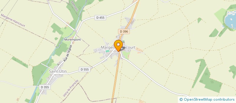 localisation de l'entreprise MONSIEUR CHARLES HAUSSMANN  MARGERIE-HANCOURT