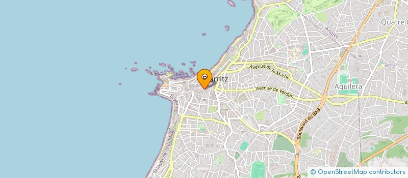 localisation de l'entreprise MONSIEUR CHARLES HEBRARD  BIARRITZ