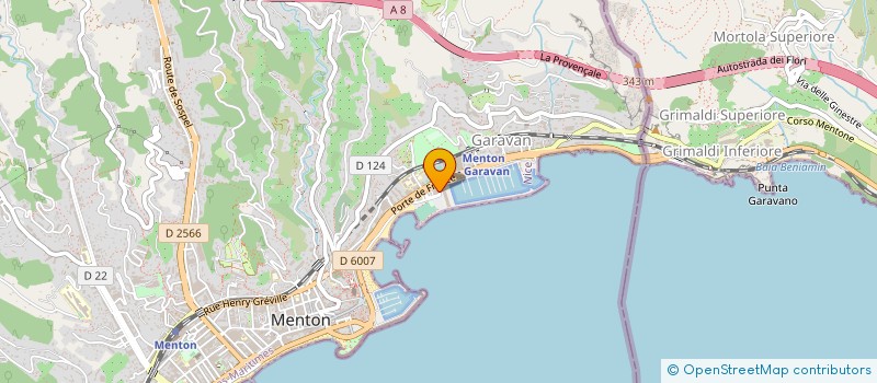 localisation de l'entreprise MONSIEUR CHARLES HEINRICH à MENTON