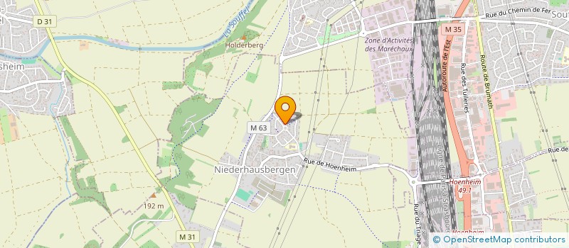 localisation de l'entreprise MONSIEUR CHARLES HEITZ  ISSENHAUSEN