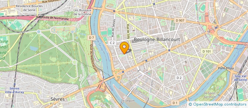 localisation de l'entreprise MONSIEUR CHARLES HELOUIS à BOULOGNE-BILLANCOURT