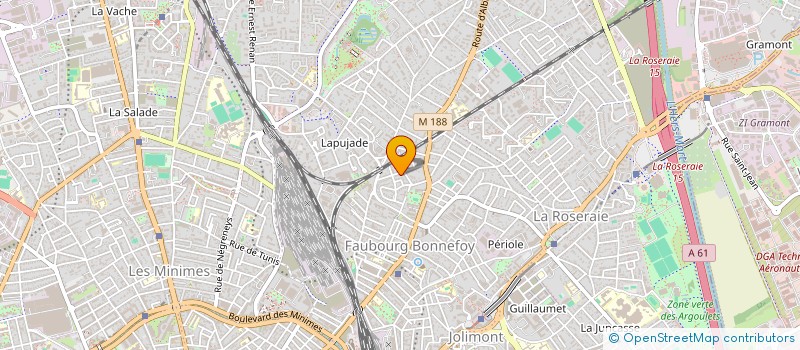 localisation de l'entreprise MONSIEUR CHARLES-HENRI ALVISET  TOULOUSE