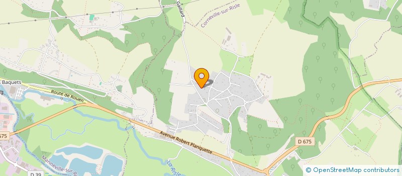 localisation de l'entreprise MONSIEUR CHARLES-HENRI AUBE  CORNEVILLE-SUR-RISLE