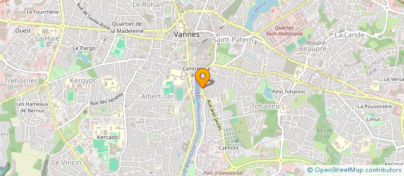 localisation de l'entreprise MONSIEUR CHARLES-HENRI BRUN à VANNES