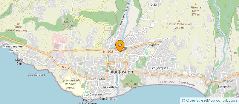 localisation de l'entreprise MONSIEUR CHARLES HENRI CAROLIN à SAINT-JOSEPH