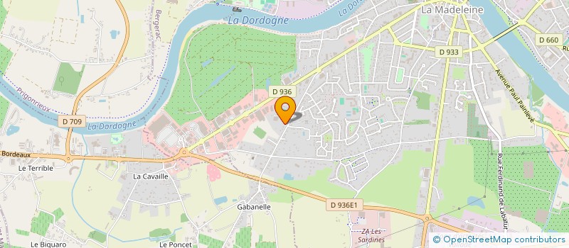 localisation de l'entreprise MONSIEUR CHARLES-HENRI CHEVALIER  LAMONZIE-ST-MARTIN