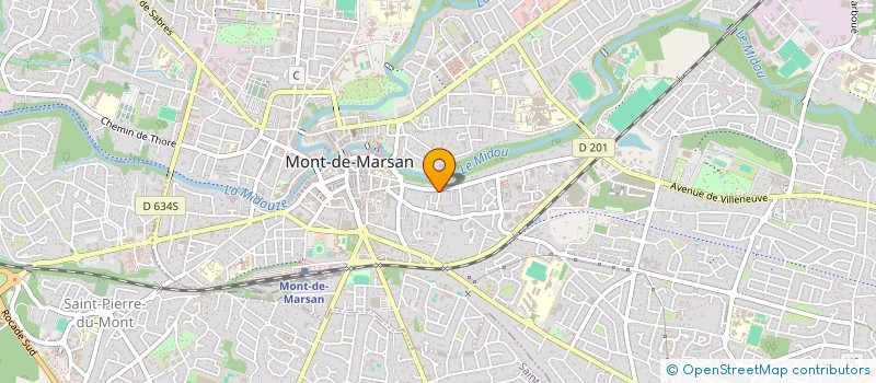 localisation de l'entreprise MONSIEUR CHARLES-HENRI DESMECHT  MONT-DE-MARSAN