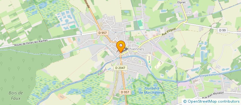 localisation de l'entreprise MONSIEUR CHARLES-HENRI DESQUILBET  MARCHIENNES