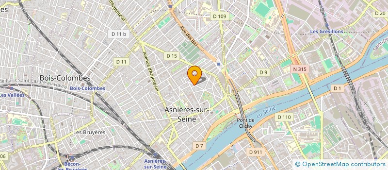 localisation de l'entreprise MONSIEUR CHARLES-HENRI DU BOISBERRANGER à ASNIERES-SUR-SEINE