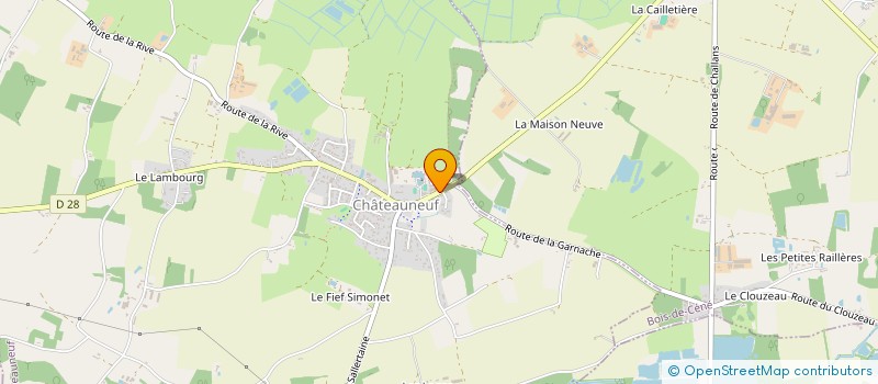 localisation de l'entreprise MONSIEUR CHARLES-HENRI GRAVOUIL  CHATEAUNEUF