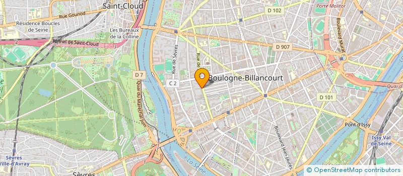 localisation de l'entreprise MONSIEUR CHARLES-HENRI LANIER à BOULOGNE BILLANCOURT