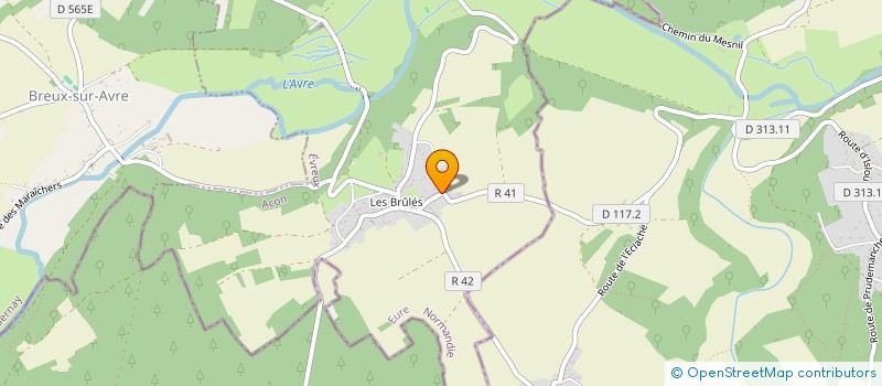 localisation de l'entreprise MONSIEUR CHARLES-HENRI LEVAVASSEUR  ACON