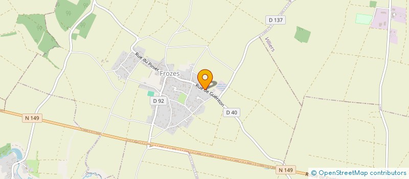 localisation de l'entreprise MONSIEUR CHARLES-HENRI MEUNIER  FROZES