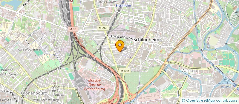 localisation de l'entreprise MONSIEUR CHARLES-HENRI PIERQUIN  SCHILTIGHEIM