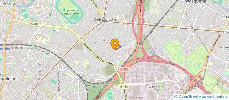 localisation de l'entreprise MONSIEUR CHARLES-HENRI SERVAIN à MARCQ-EN-BARŒUL
