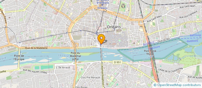 localisation de l'entreprise MONSIEUR CHARLES-HENRI TEXIER  ORLEANS