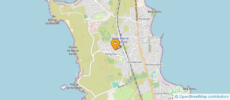 localisation de l'entreprise MONSIEUR CHARLES HENRICHOT  SAINT-PIERRE-QUIBERON
