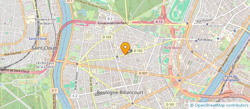 localisation de l'entreprise MONSIEUR CHARLES HENRII BALSAN à BOULOGNE-BILLANCOURT