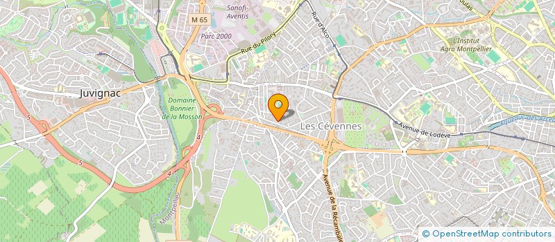 localisation de l'entreprise MONSIEUR CHARLES HENRY à MONTPELLIER