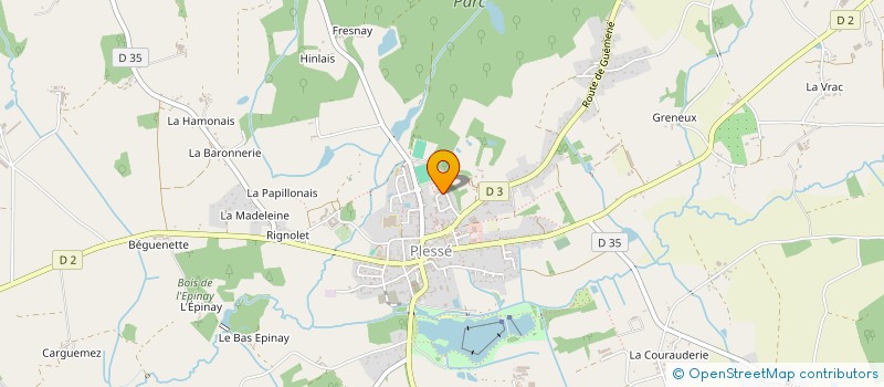 localisation de l'entreprise MONSIEUR CHARLES-HENRY DEHAY  PLESSE