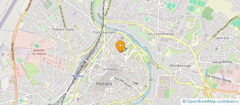 localisation de l'entreprise MONSIEUR CHARLES-HENRY FARBOS DE LUZAN à POITIERS