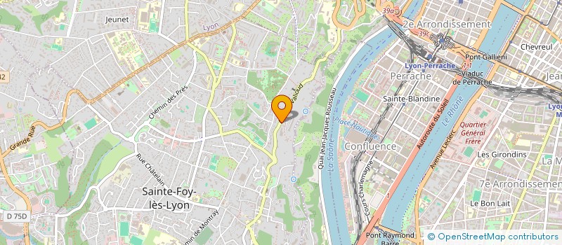 localisation de l'entreprise MONSIEUR CHARLES-HENRY GUEZ  SAINTE-FOY-LES-LYON